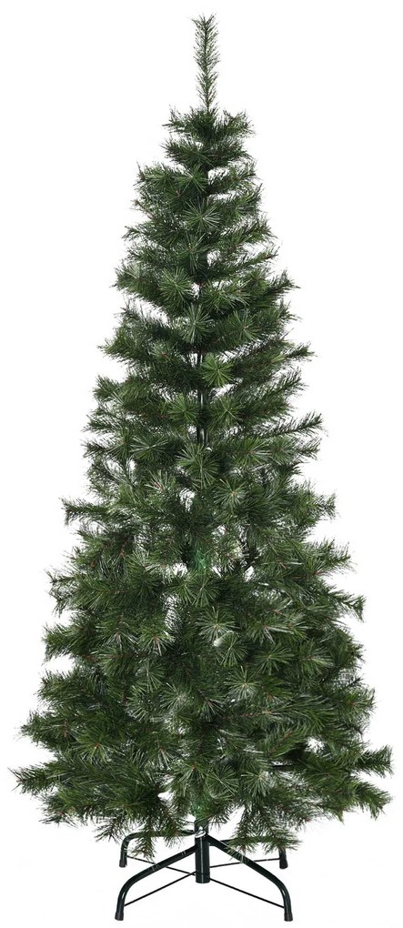 HOMCOM Árvore de Natal Artificial 150cm Ignífugo com 367 Ramos Folhas