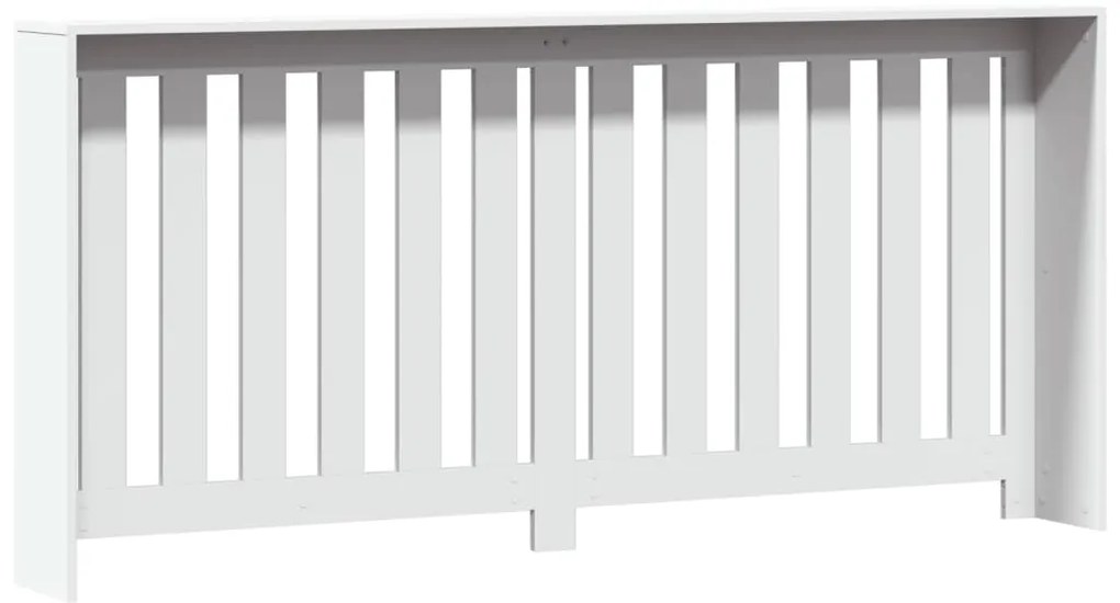 Cobertura de radiador 175x20x82 cm derivados de madeira branco