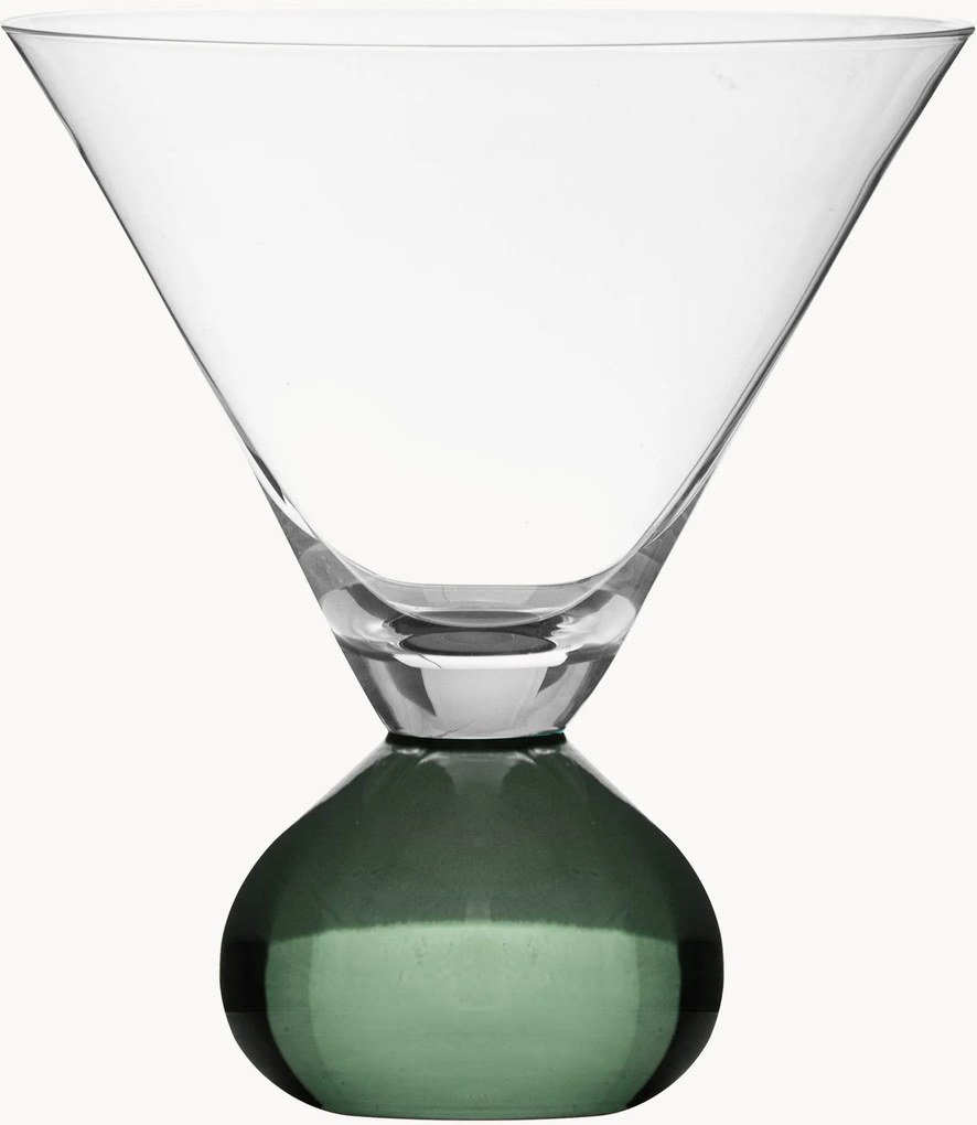 Copos de martini em cristal artesanais Zephyr, conjunto de 2