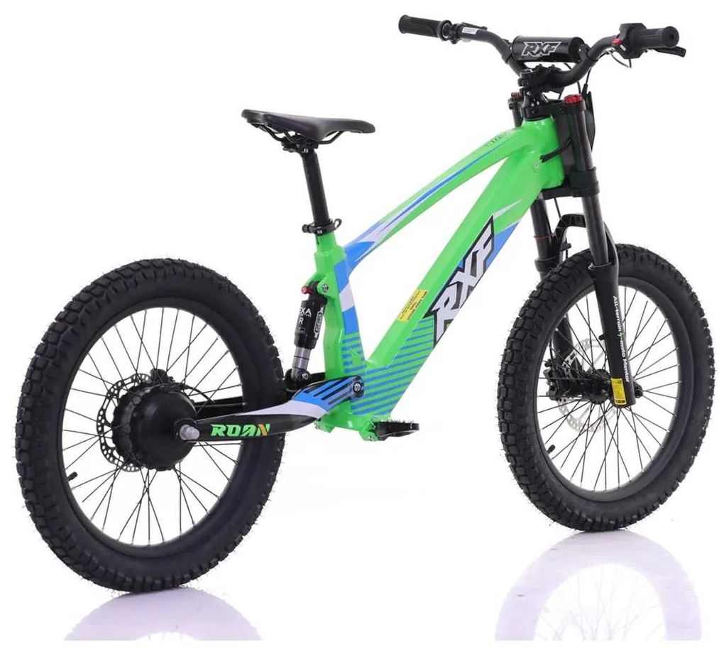 Bicicleta elétrica infantil sem pedais 750W 20" 36V 7.5Ah RXF EVO-RACING Verde