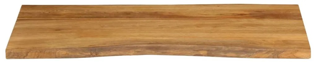 Tampo de mesa c/ borda viva 120x60x2,5 cm mangueira maciça