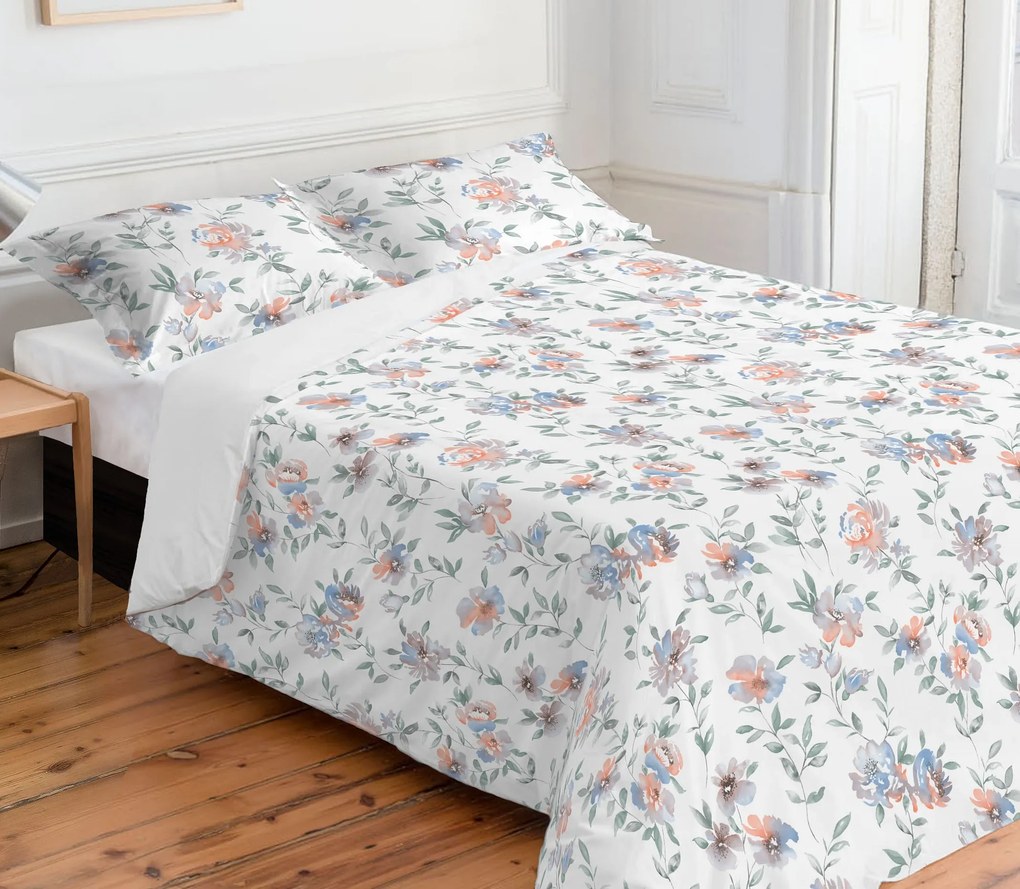 240x220 cm - Jogo de saco P/ Edredão - Tecido 100% algodão cetim 300 fios - Coelima