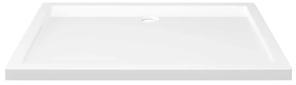 Base de chuveiro retangular 70x100 cm ABS branco