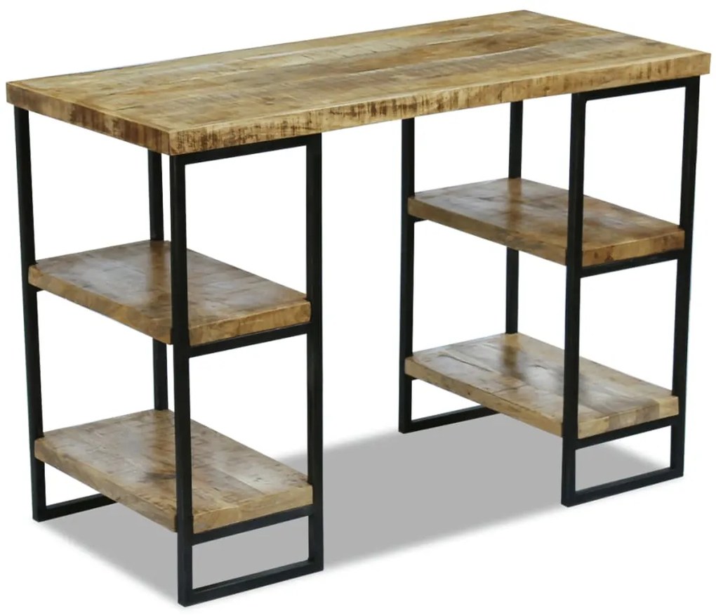 Mesa de escritório madeira de mangueira 110x50x76 cm
