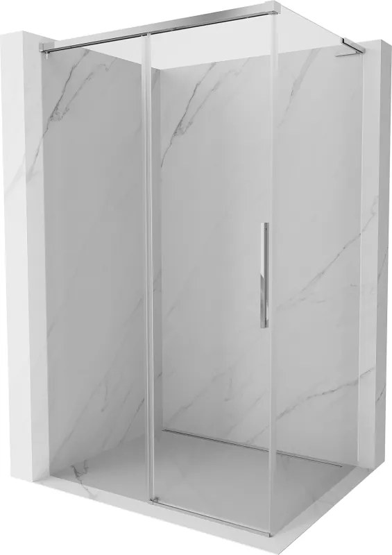 Mexen Rox L cabine de duche deslizante 100 x 90 cm, transparente, cromada - 8C2L-100-090-01-00