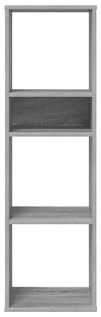 Estante cinzento sonoma 34x31x112 cm derivados de madeira