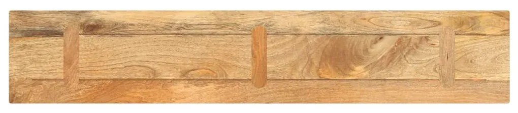 Tampo de mesa retangular 140x30x2,5 cm mangueira maciça