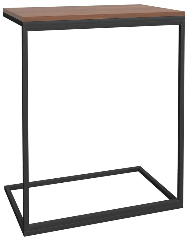 Mesa de centro 55x35x66 cm derivados de madeira preto