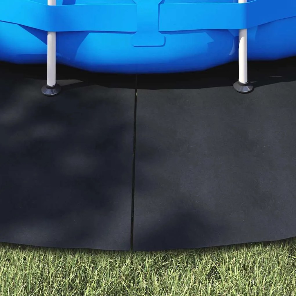 Lona de Fundo para Piscina Preta Ø 500 cm - Tecido não tecido em forma