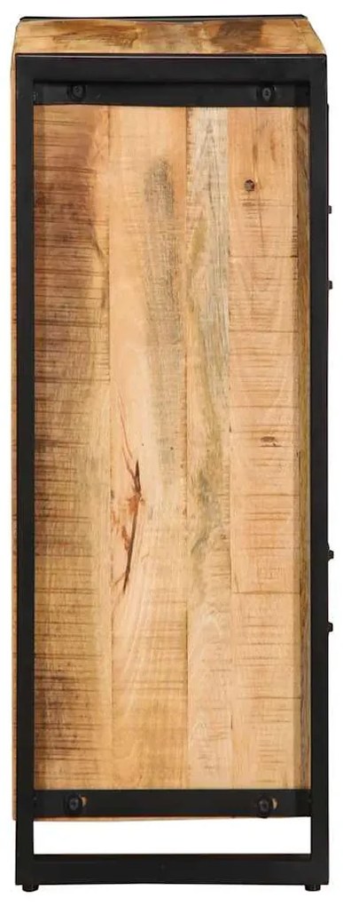 Aparador 55x35x70 cm madeira de mangueira áspera maciça