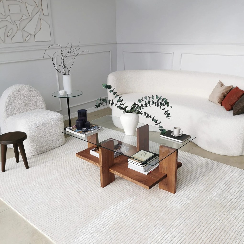 Mesa de Café Babylon – Madeira – 105cm x 40cm x 60cm
