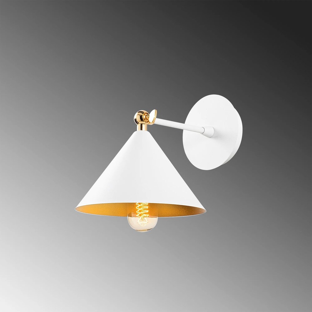 Aplique de Parede Berceste – Branco – 19 x 26 cm