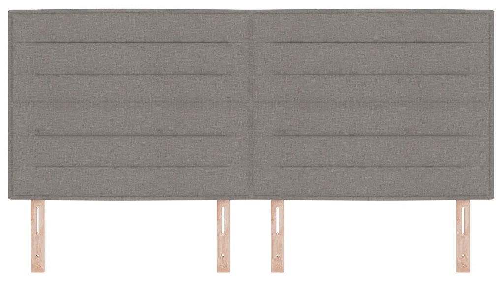 Cabeceira Design Linhas Taupe 200 cm Tecido