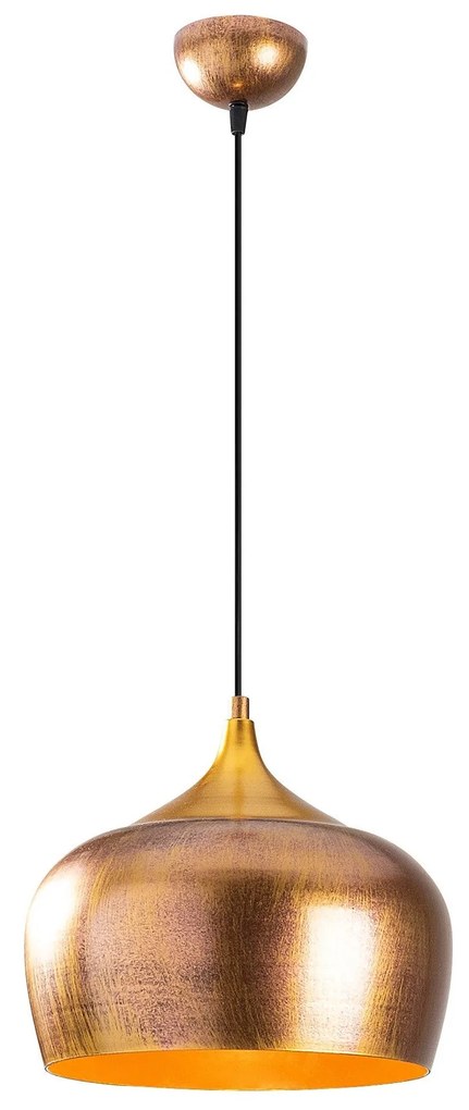 Candeeiro de Teto Berceste – Dourado – 30 x 30 cm