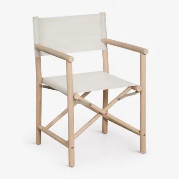 Cadeira De Diretor Dobrável De Jardim Em Madeira De Acácia Olivia Marrom Acácia Claro - Sklum