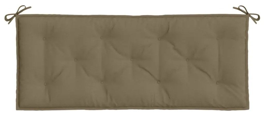 Almofadão banco jardim 120x50x7cm mesclado tecido cinza-acas.