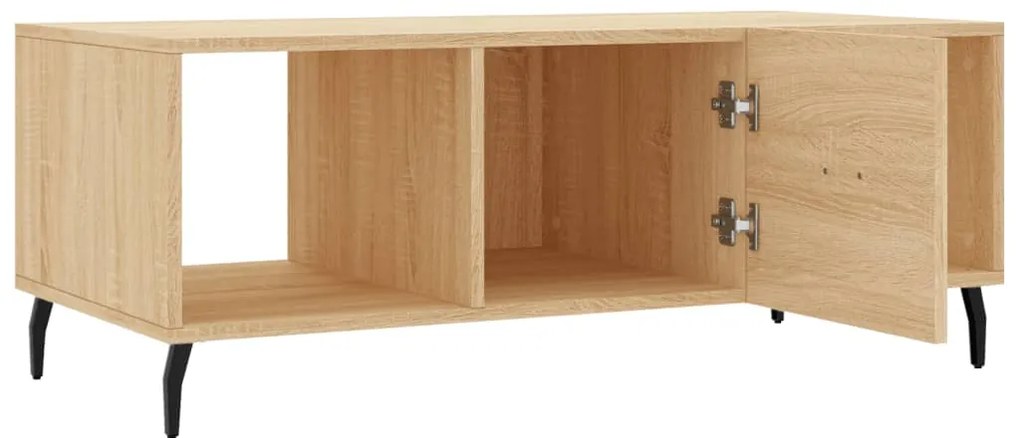 Mesa de centro 102x50x40 derivados de madeira carvalho sonoma