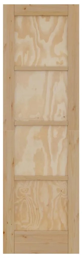 Porta Interior "ORKDAL" 61x198,5 cm de Madeira Sólida de Pinho