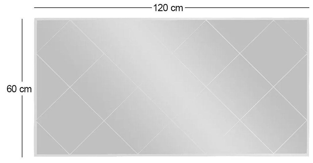 Espelho Mofo – Branco – 60 cm x 120 cm x 2,2 cm