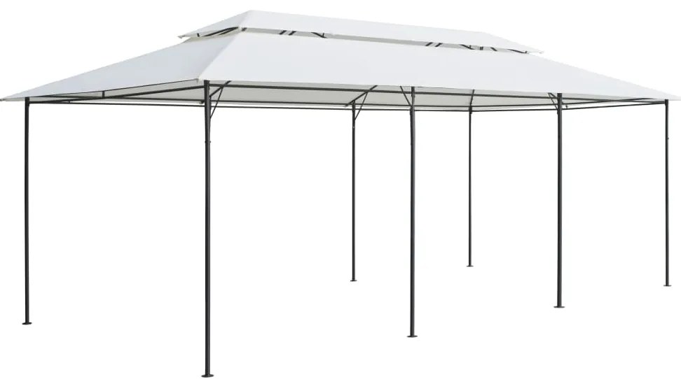 Gazebo 600x298x270 cm 180g/m² branco