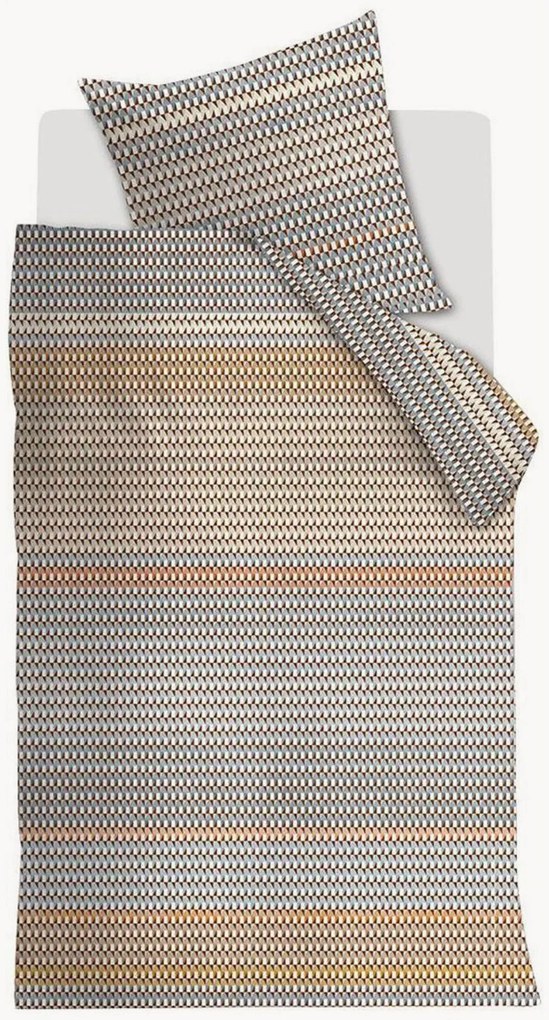 Conjunto de roupa de cama em cetim de algodão Rhythm