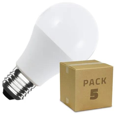 Lâmpada LED Ledkia  A60  5 Unidades A+ 6 W 470 lm (Branco Quente 3000K - 3200K)