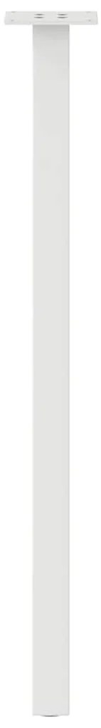 Pés de mesa de console 4 peças, branco, 72 cm, aço