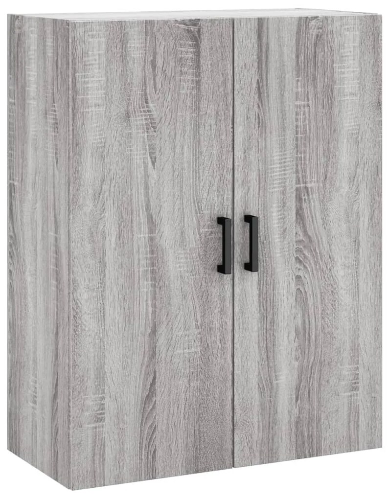 Armário alto 69,5x34x180 cm derivados de madeira sonoma cinza