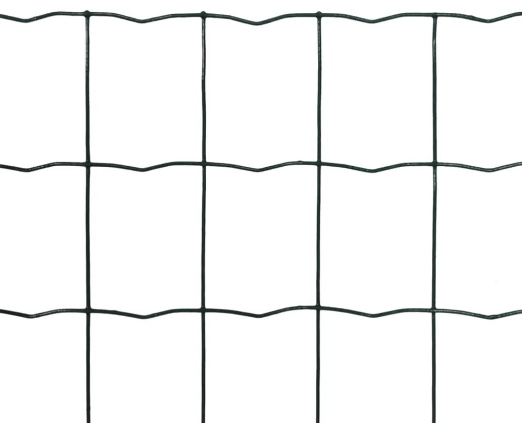 Cerca 10 x 1,2 m aço verde