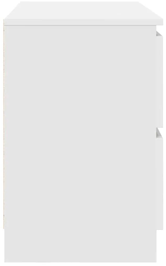 Móvel de TV 80x35x54 cm derivados de madeira branco