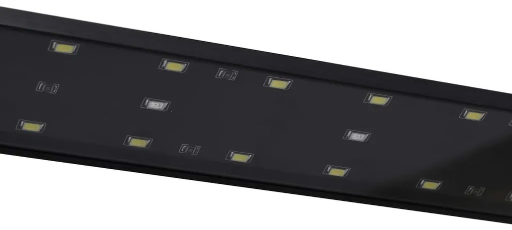 Lâmpada de aquário LED com braçadeiras 55-70 cm azul e branco