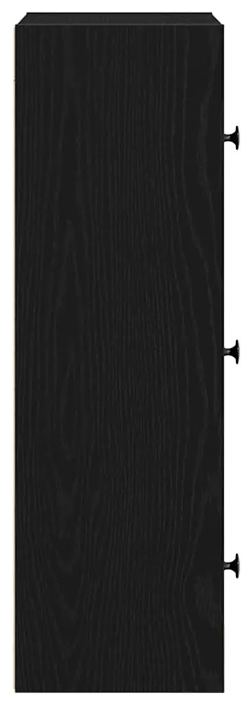 Estante 40x24x77 cm derivados de madeira carvalho preto