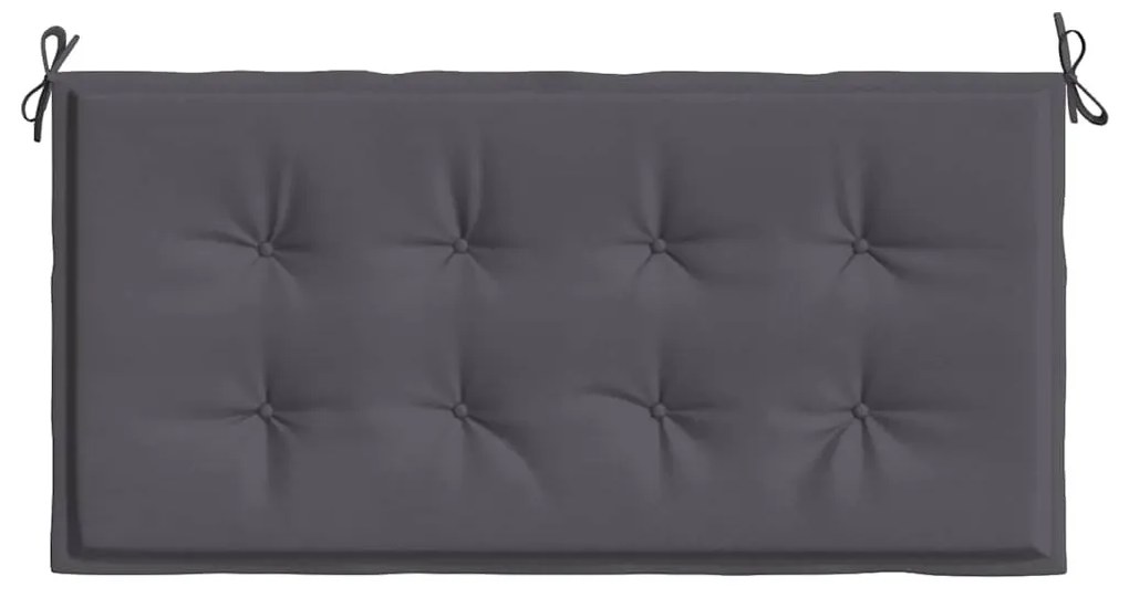 Almofadão p/ banco de jardim 120x50x4cm tecido oxford antracite