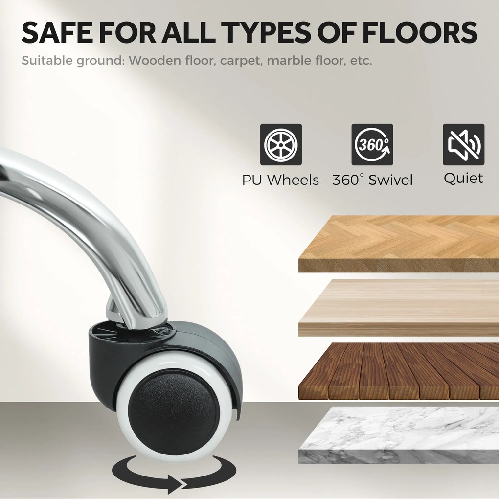 Cadeira de Escritório com Função Reclinável Apoio para a Cabeça e Suporte Lombar 62x67x108-118 cm Cinza