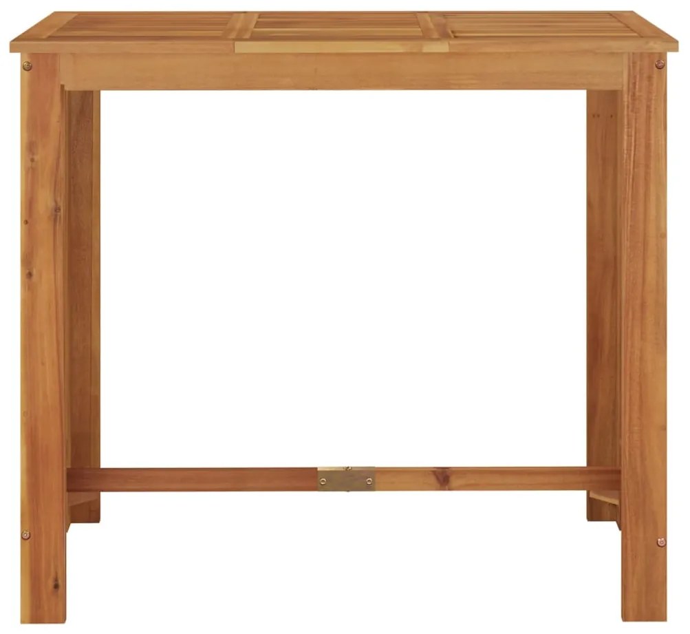 Mesa de bar para jardim 120x60x105 cm madeira de acácia maciça