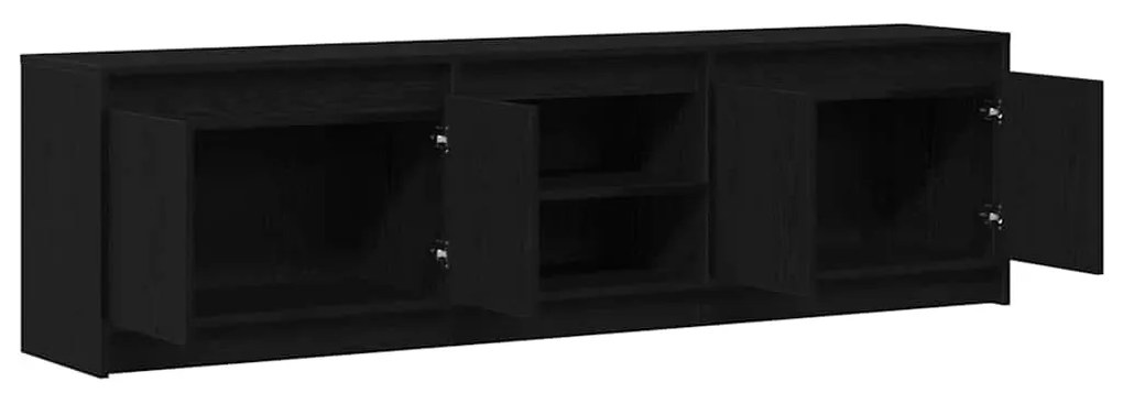 Gabinete para TV com luzes de tira LED com armazenamento com porta Pre