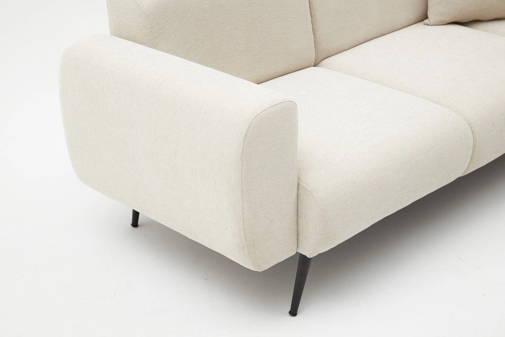 Sofá de 3 Lugares Side – Creme – 235x77x82 cm