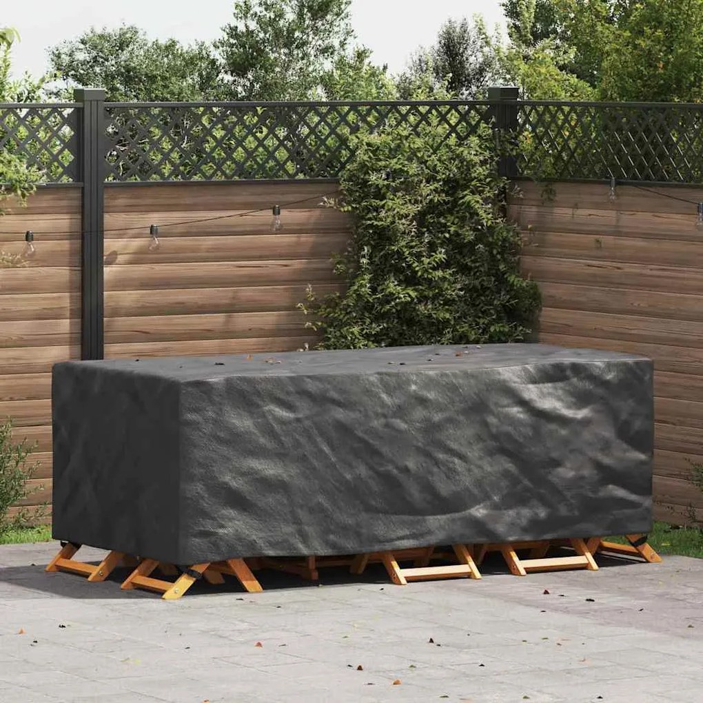 vidaXL Capa para móveis de exterior Preto 220 x 110 x 70 cm 210D