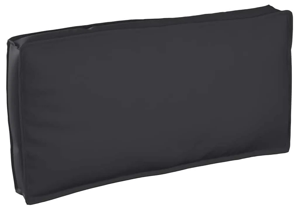 vidaXL Almofada de Palete para Assento/Encosto preta 120x60x12 cm em Tecido Oxford