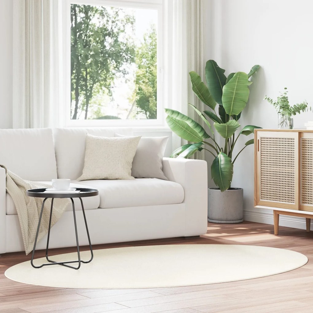 Tapete "HUARTE" Creme 140x200 cm Oval