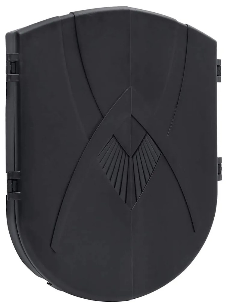 vidaXL Alvo de dardos elétrico com dardos polipropileno preto