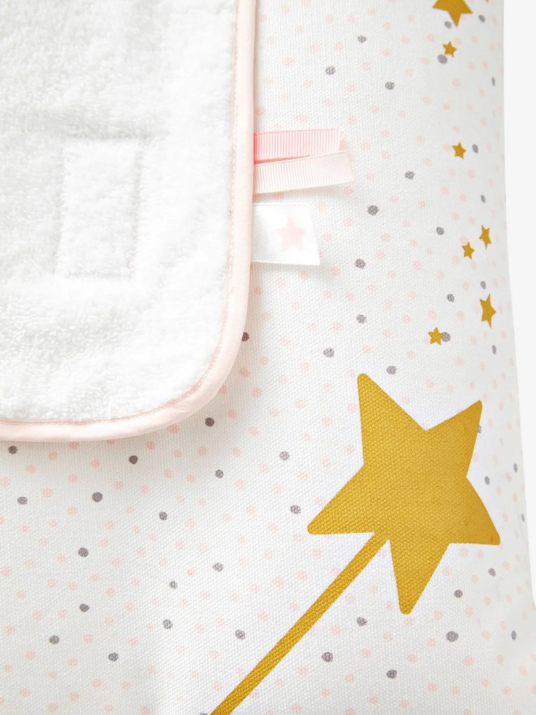 Colchão de mudas, tema Princesa coelhinha branco/rosa