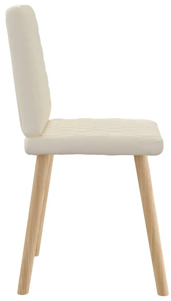 Cadeiras de jantar 4 pcs linho