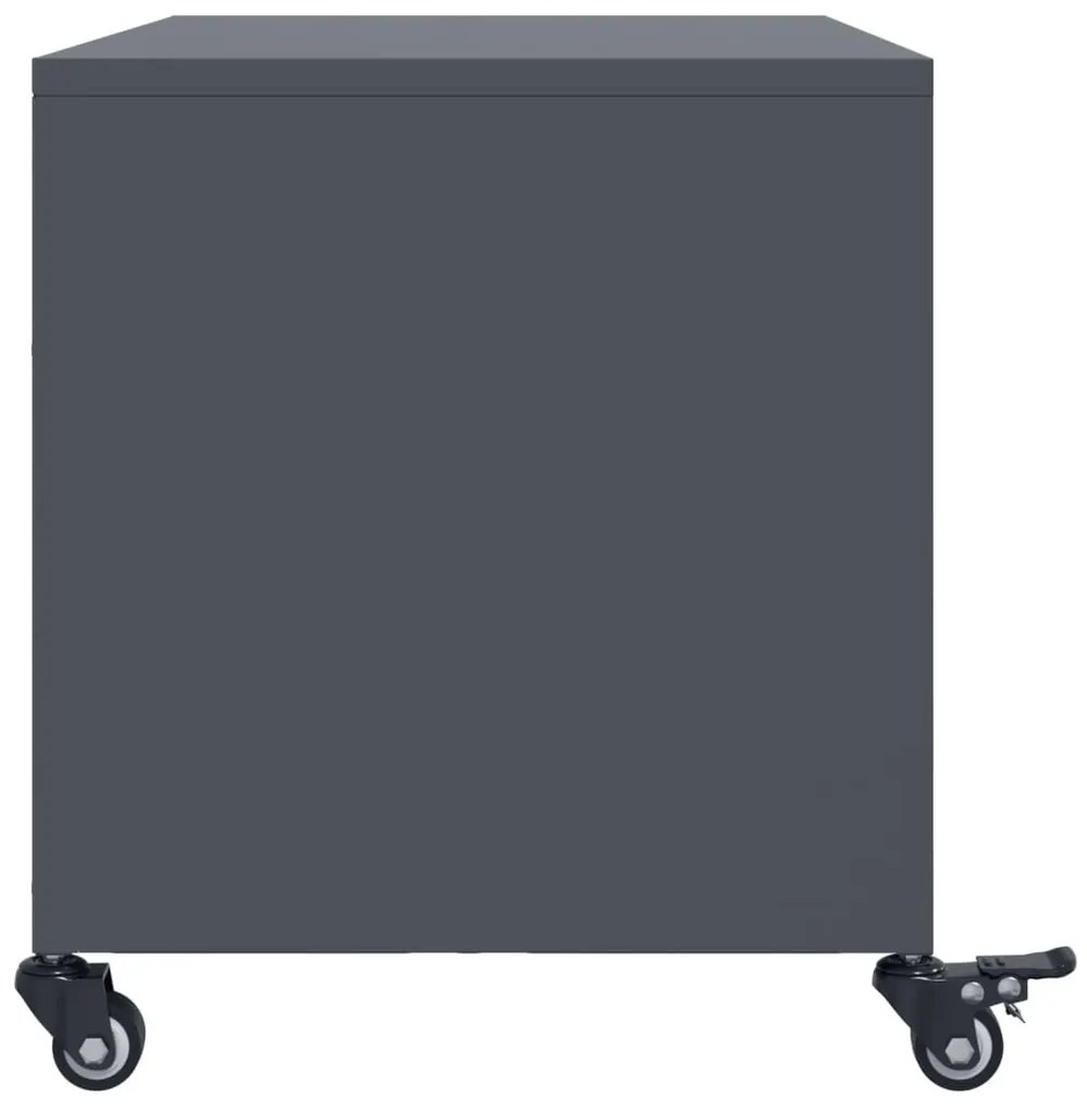 Móvel de TV 68x39x43,5 cm aço antracite