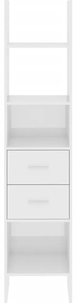 Estante 40x35x180 cm contraplacado branco brilhante