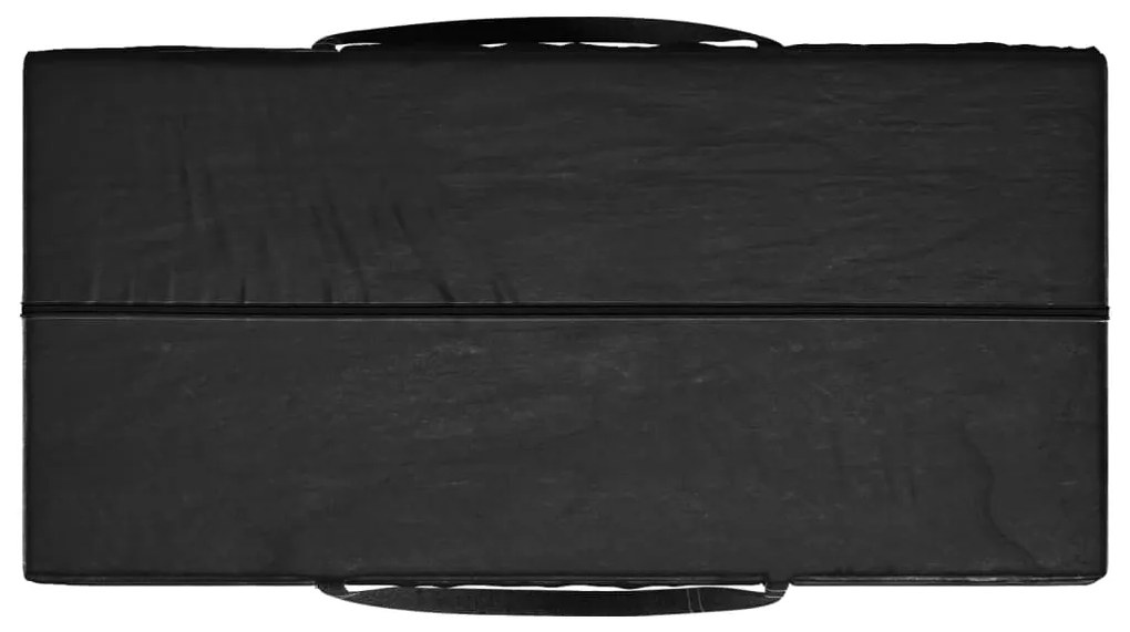 Saco arrumação p/ almofadões jardim 150x75x75 polietileno preto