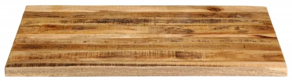 Tampo de mesa borda viva 90x80x2,5 cm mangueira áspera maciça