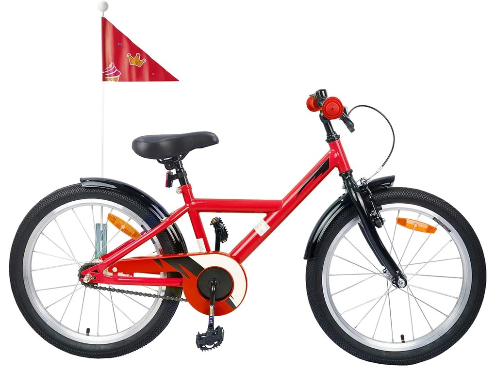 vidaXL Bicicleta Infantil 20 Polegadas para 6-11 Anos Vermelho