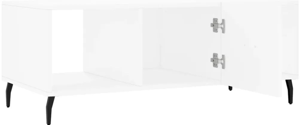 Mesa de centro 102x50x40 cm madeira processada branco
