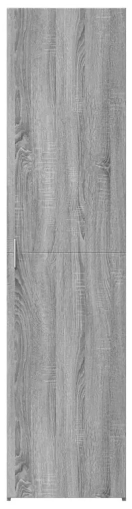 Armário alto 45x42,5x185 cm derivados de madeira cinza sonoma
